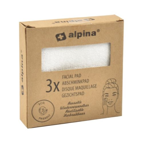 Alpina újrahasználható 3 db-os arctisztító korong szett