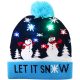 Christmas Gifts LED-es Karácsonyi sapka - Let it snow