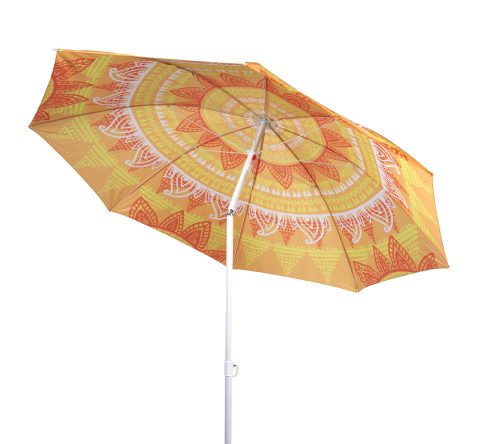 Mandala dönthető napernyő - sárga